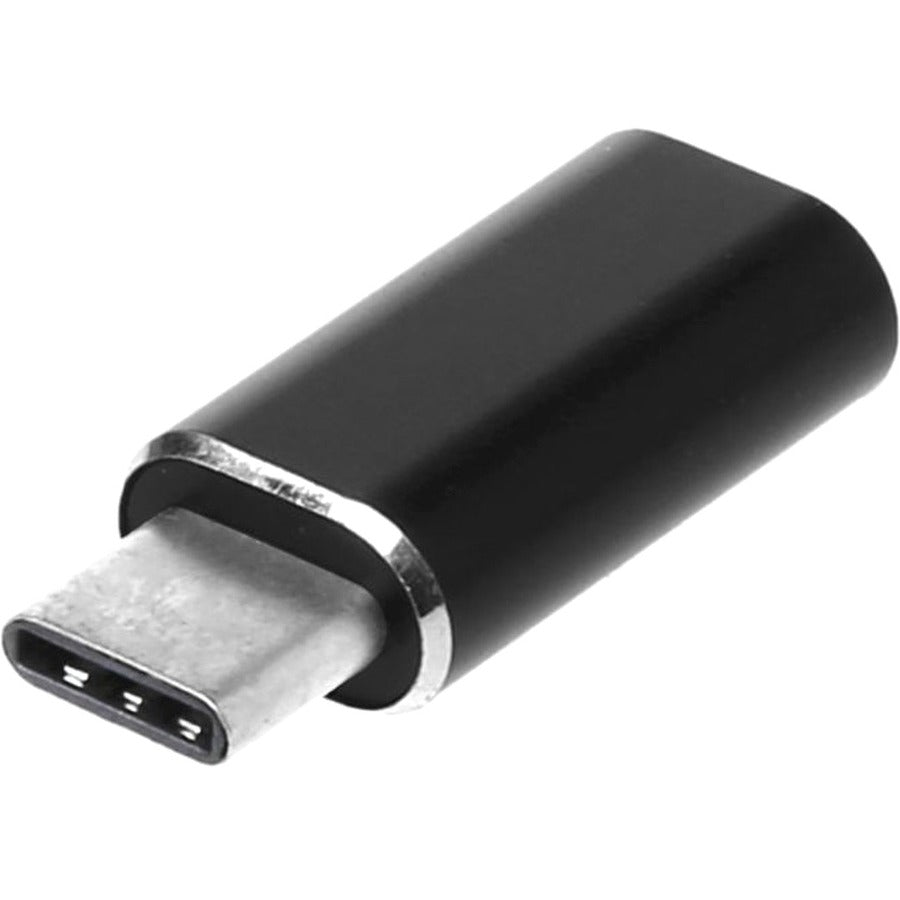 4XEM USB-C MALE TO 8 PIN FEMALE - 1 x USB Type C Male - 1 x 8-pin Lightning Proprietary Connector Female - Black - 4XUSBCM8PINFB