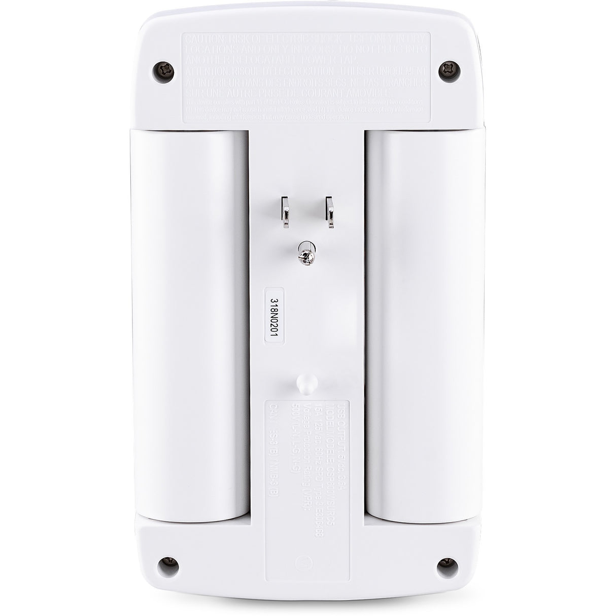 CyberPower CSP600WSURC5 Professional 6 - Outlet Surge with 900 J - NEMA 5-15P, Wall Tap, 2 - 3.6 Amps (Shared) USB, Lifetime Warranty - CSP600WSURC5