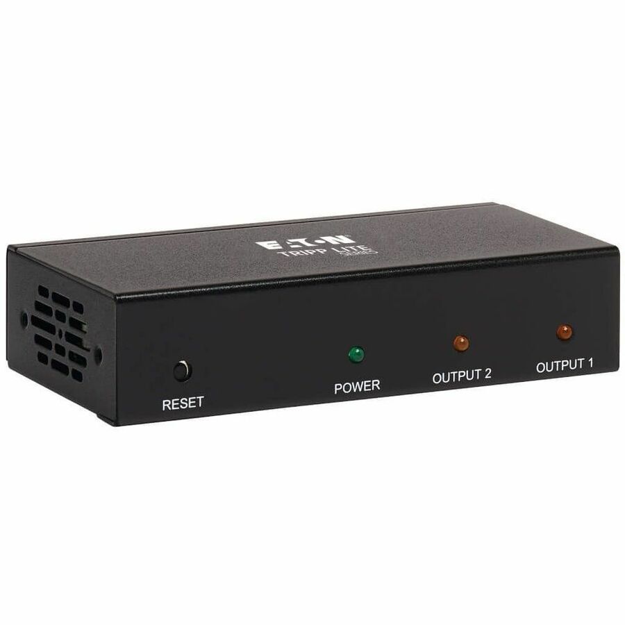 Tripp Lite HDMI Splitter 2-Port 4K @ 60Hz Multi-Resolution Support HDR TAA - 4096 x 2160 - 15 ft Maximum Operating Distance - HDMI In - HDMI Out - TAA Compliant - B118-002-HDR