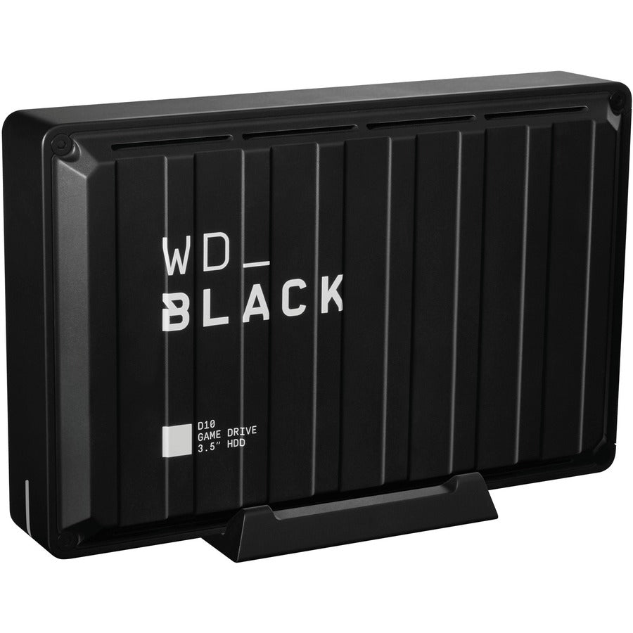 WD Black D10 WDBA3P0080HBK 8 TB Desktop Hard Drive - External - Black - Gaming Console, Desktop PC Device Supported - USB 3.2 - 7200rpm - 3 Year Warranty - Retail - WDBA3P0080HBK-NESN