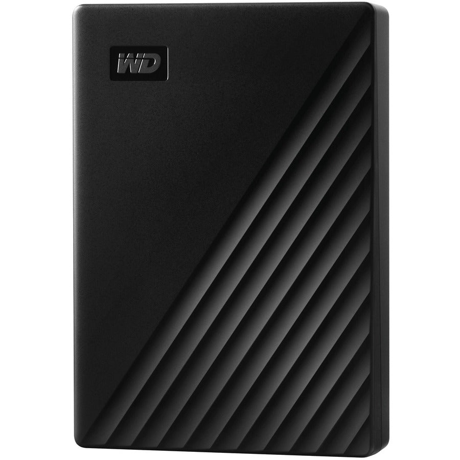 WD My Passport WDBPKJ0040BBK-WESN 4 TB Portable Hard Drive - External - Black - USB 3.0 - 256-bit Encryption Standard - 3 Year Warranty - Retail - WDBPKJ0040BBK-WESN