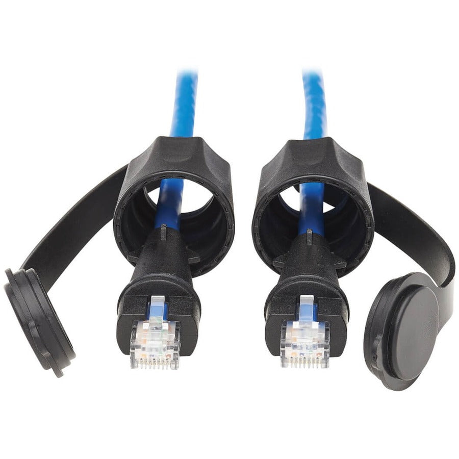 Tripp Lite Cat6 Industrial UTP Ethernet Cable RJ45 100W PoE CMR-LP Blue 3ft - 3 ft Category 6 Network Cable for Network Device, Digital Signage Display, PoE-enabled Device, Surveillance Camera, VoIP D... - N200P-003BL-IND