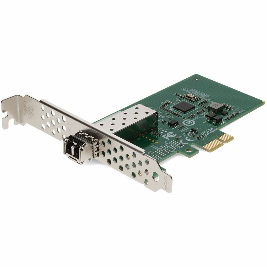 AddOn 1Gbs Single Open SFP Port PCIe 2.0 x1 Network Interface Card w/1000Base-SX SFP Transceiver - ADDON 1G SINGLE SFP PORT NIC PCIE 2.0 X1 NIC W/1000-SX SFP XCVR - ADD-PCIE-LC-SX-X1
