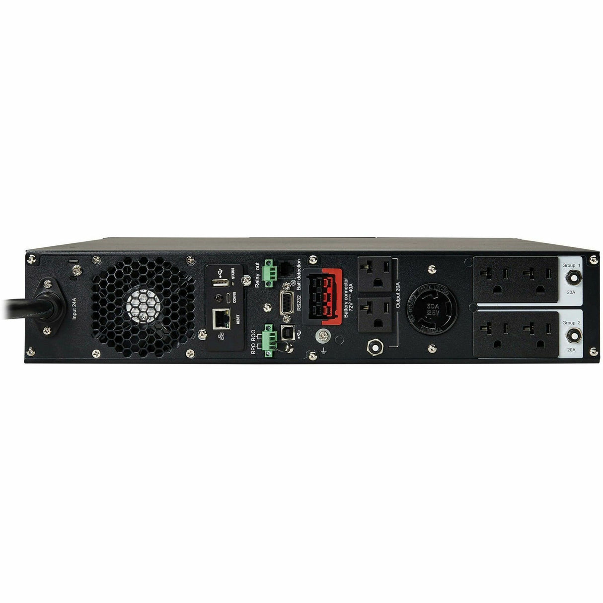 Tripp Lite UPS Smart Online 3000VA 2700W Extended Run 120V LCD USB DB9 2URM - 2U Rack-mountable - 4.10 Minute Stand-by - 120 V AC Input - 100 V AC, 110 V AC, 115 V AC, 120 V AC, 127 V AC Output - 1 x ... - SU3000RTXLCD2UN