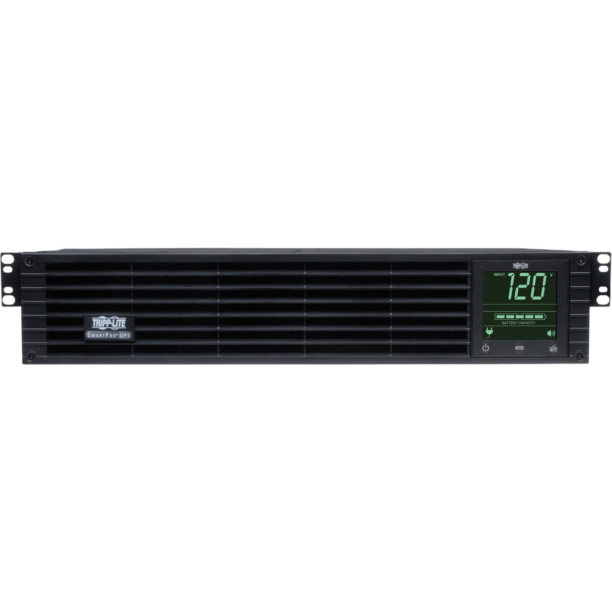 Tripp Lite UPS Smart 1000VA 800W LCD USB DB9 with Pre-installed WEBCARLX Network Card - 2U Rack-mountable - AVR - 4 Hour Recharge - 5.30 Minute Stand-by - 120 V AC Input - 110 V AC, 115 V AC, 120 V AC... - SMART1000RM2UN