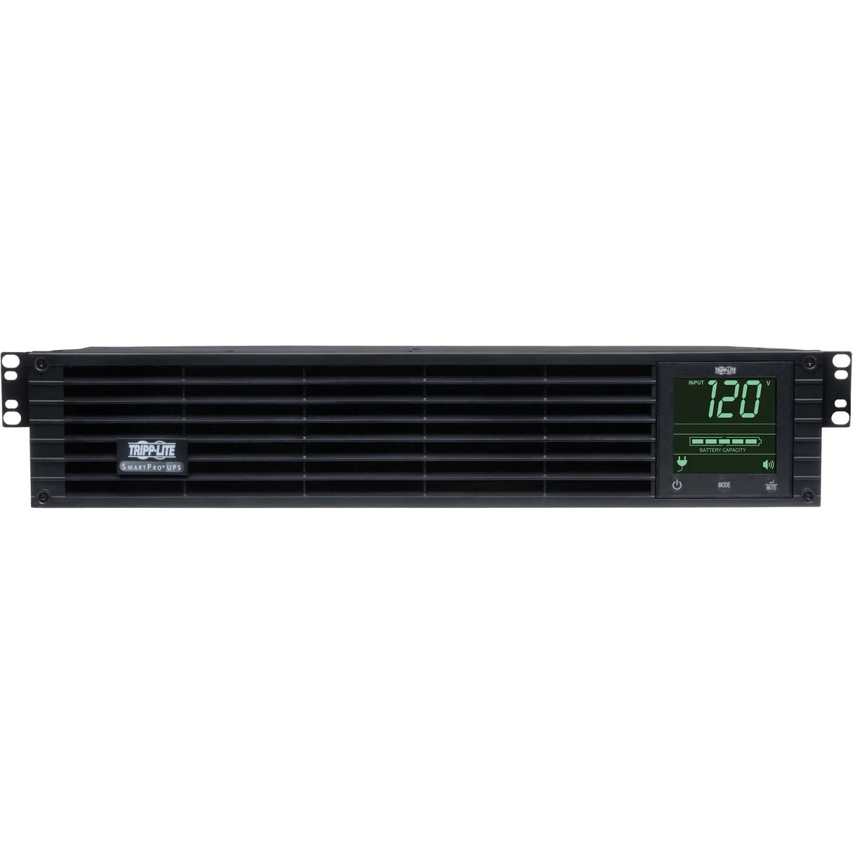 Tripp Lite UPS Smart 1000VA 800W LCD USB DB9 with Pre-installed WEBCARLX Network Card - 2U Rack-mountable - AVR - 4 Hour Recharge - 5.30 Minute Stand-by - 120 V AC Input - 110 V AC, 115 V AC, 120 V AC... - SMART1000RM2UN - eCommerce Business Prime