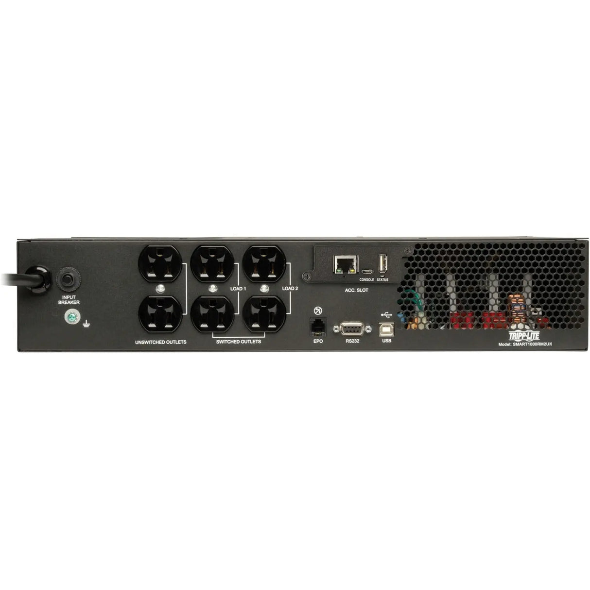 Tripp Lite UPS Smart 1000VA 800W LCD USB DB9 with Pre-installed WEBCARLX Network Card - 2U Rack-mountable - AVR - 4 Hour Recharge - 5.30 Minute Stand-by - 120 V AC Input - 110 V AC, 115 V AC, 120 V AC... - SMART1000RM2UN - eCommerce Business Prime