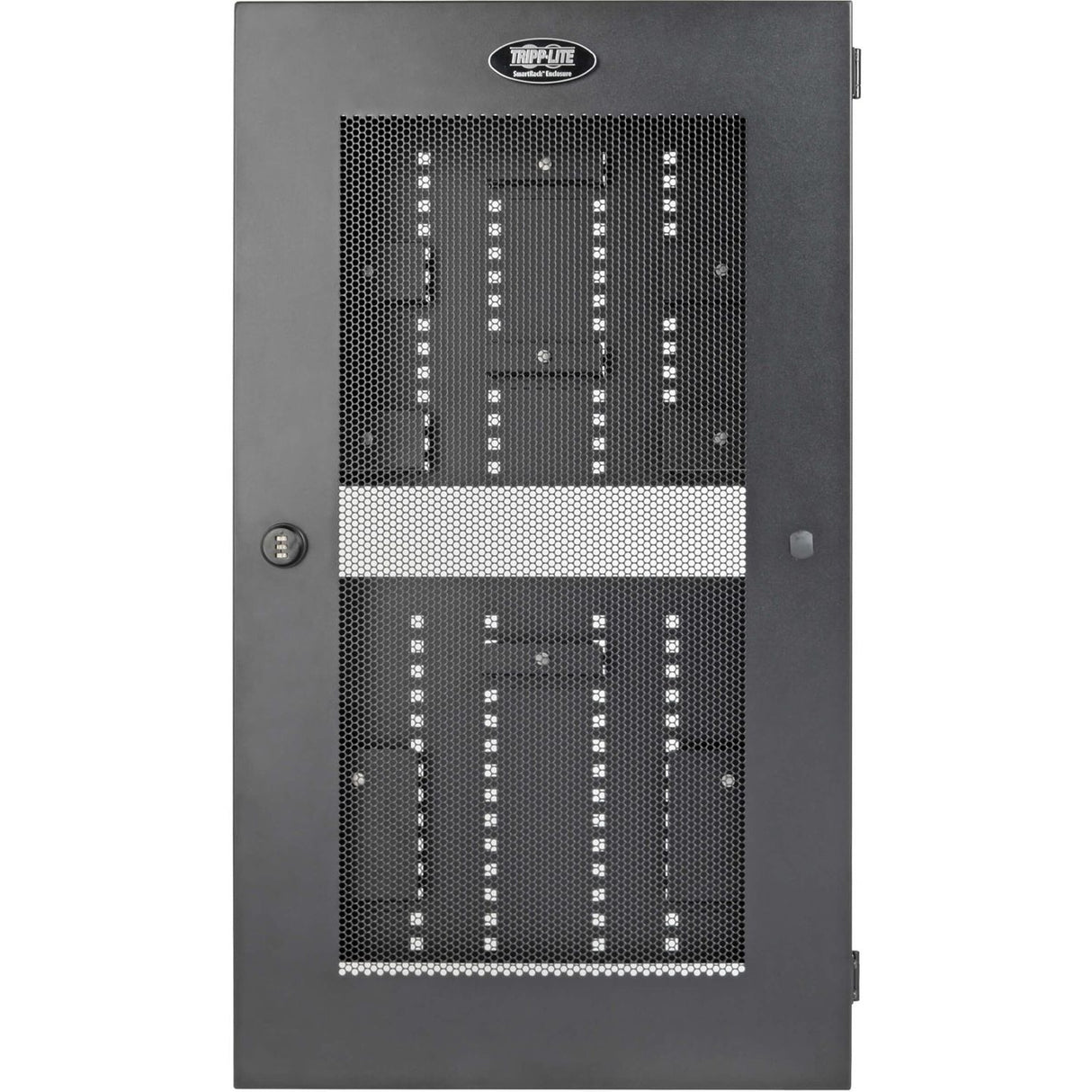 Tripp Lite Wallmount Rack Enclosure 3U Vertical Low-Profile Switch-Depth - Black Powder Coat - 3U Rack Height - Steel - SRWF6UMOD
