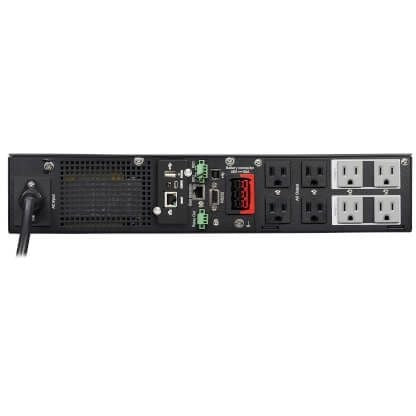 Tripp Lite UPS Smart 1000VA 900W 120V LCD USB DB9 Ext Run WEBCARDLX 2URM - 2U Rack/Tower - AVR - 4.50 Hour Recharge - 6.30 Minute Stand-by - 120 V AC Input - 110 V AC, 115 V AC, 120 V AC Output - 8 x ... - SMART1000RMX2UN