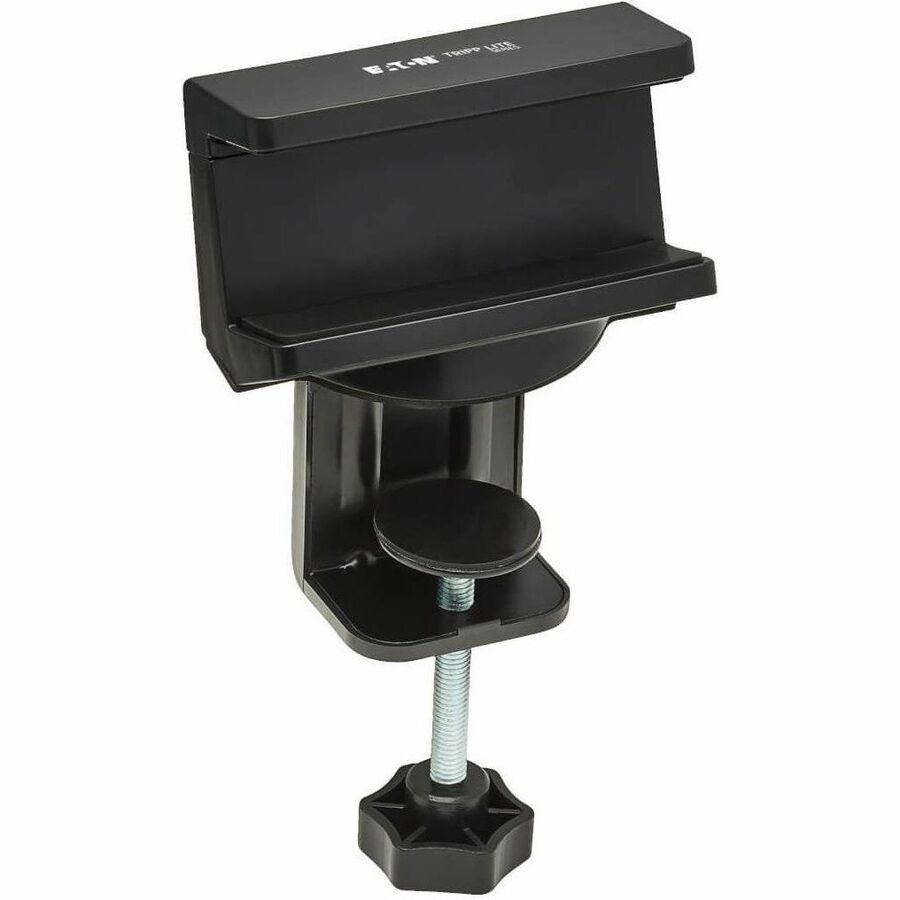 Tripp Lite Clamp-On Power Strip Holder - Clamp Mount for Power Strip/Surge Protector - Black - CLAMPUSBLK