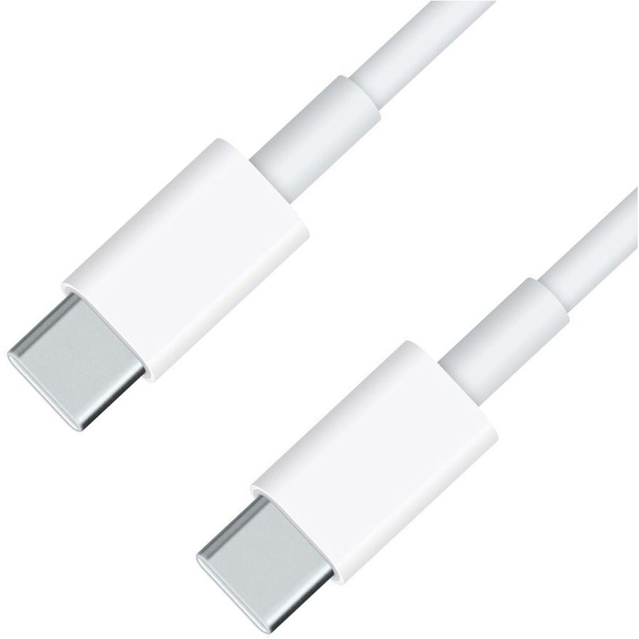 4XEM 3FT/1M USB-C To USB-C Cable M/M USB 3.1 Gen 2 10GBPS White - 3 ft USB-C Data Transfer Cable for Wall Charger, Docking Station, Hard Drive, Monitor, Notebook, Chromebook, Desktop Computer, Portabl... - 4XUSBCC31G23W