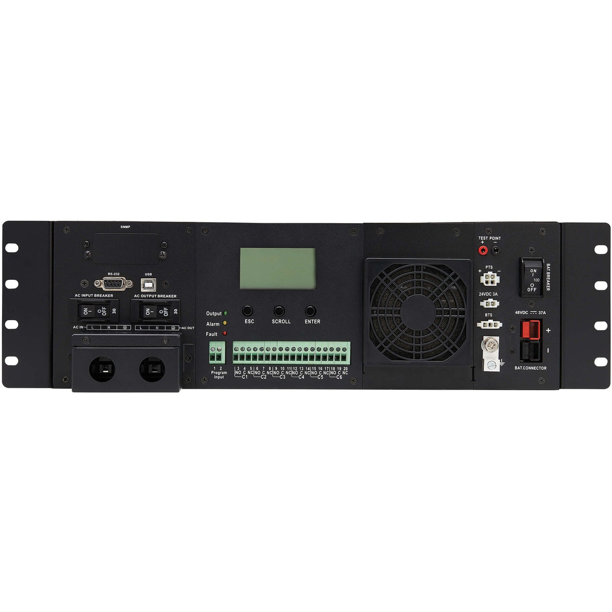 Tripp Lite UPS Smart 1500VA 1200W Extreme Temperature AVR 24VDC LCD USB 3U - 3U Rack-mountable - AVR - 120 V AC Input - 120 V AC Output - Hardwired - SMART1524ET EATON