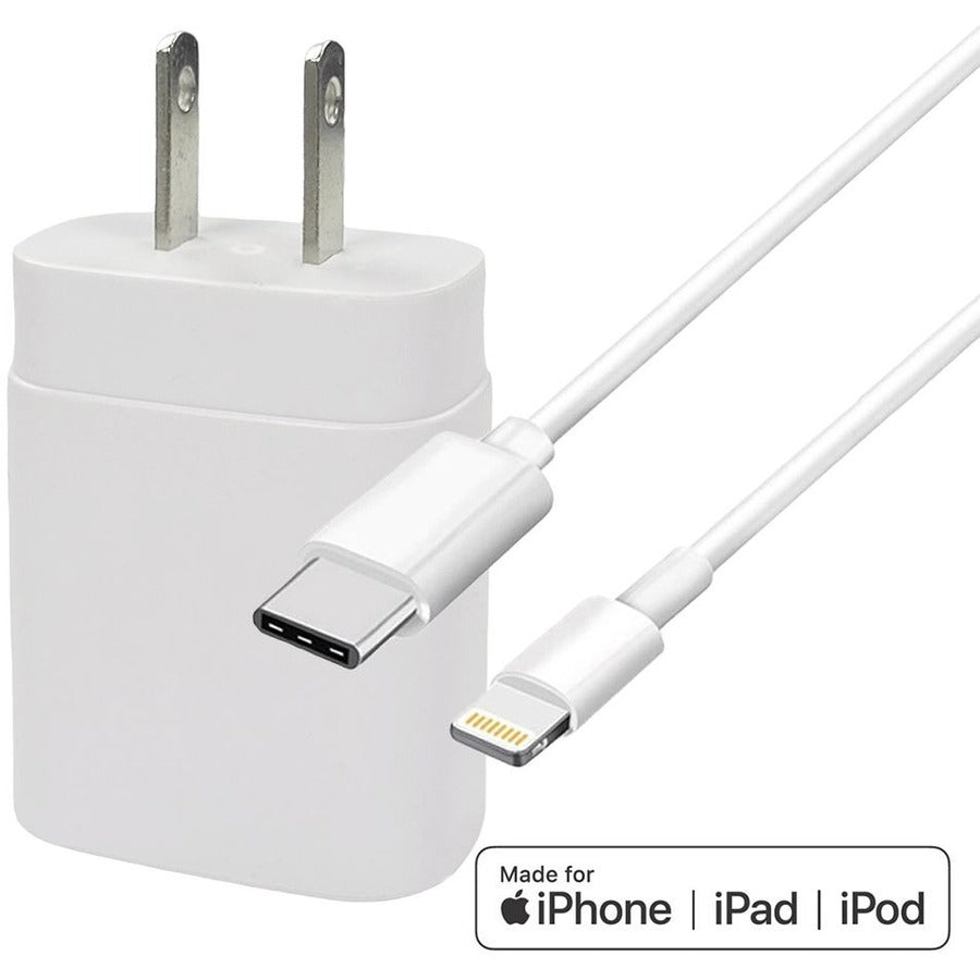 4XEM iPhone 3 ft Charger Combo Kit (White) - White - 4XIPHN12KIT3