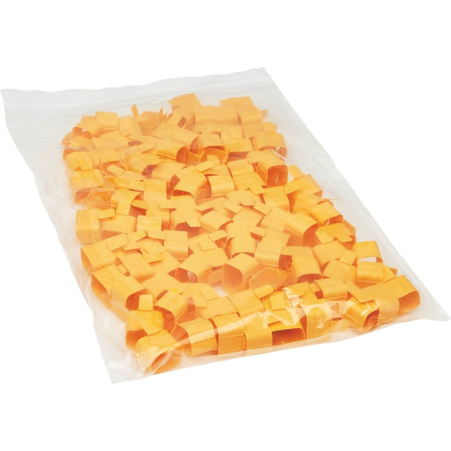 Tripp Lite Plug-Lock Inserts, C19 Power Cord to C20 Outlet, Yellow, 100 Pack - PLC20YW