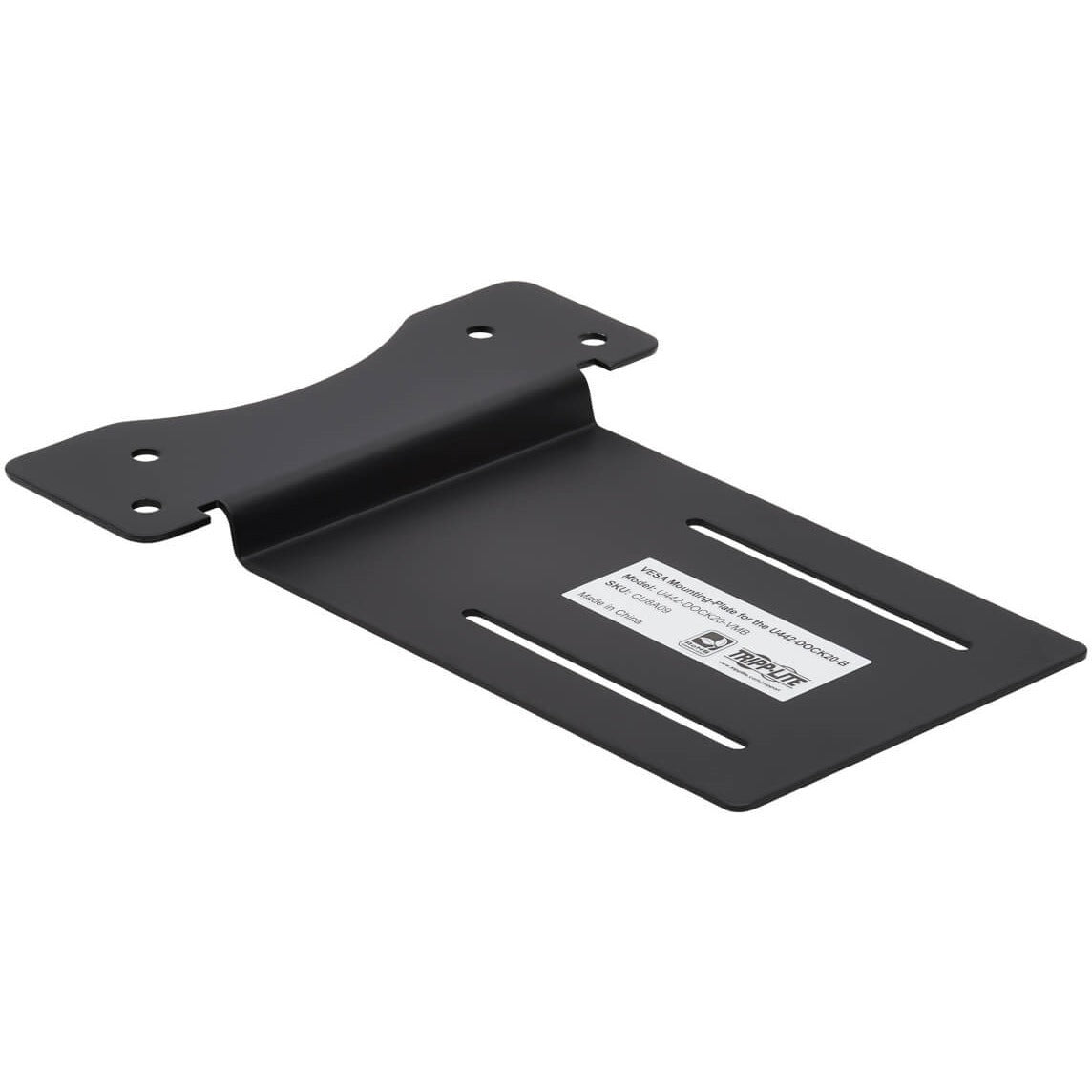 Tripp Lite VESA Mounting Plate for Tripp Lite U442-DOCK20-B Docking Station - 75 x 75, 100 x 100 VESA Standard - Rugged - U442-DOCK20-VMB