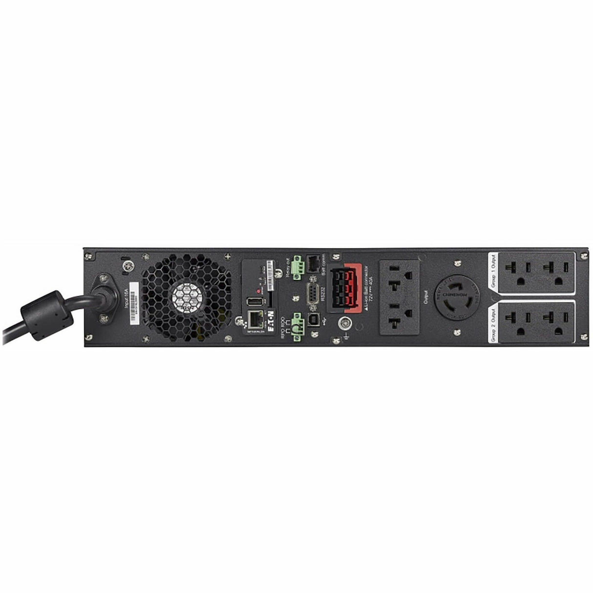 Eaton 9PX Lithium-Ion UPS 2000VA 1800W 120V 9PX On-Line Double-Conversion UPS - 7 Outlets, Network Card Included, USB, RS-232, 2U Rack/Tower - 2U Rack/Tower - 120 V AC Input - 6 x NEMA 5-20R, 1 x NEMA... - 9PX2000RTN-L