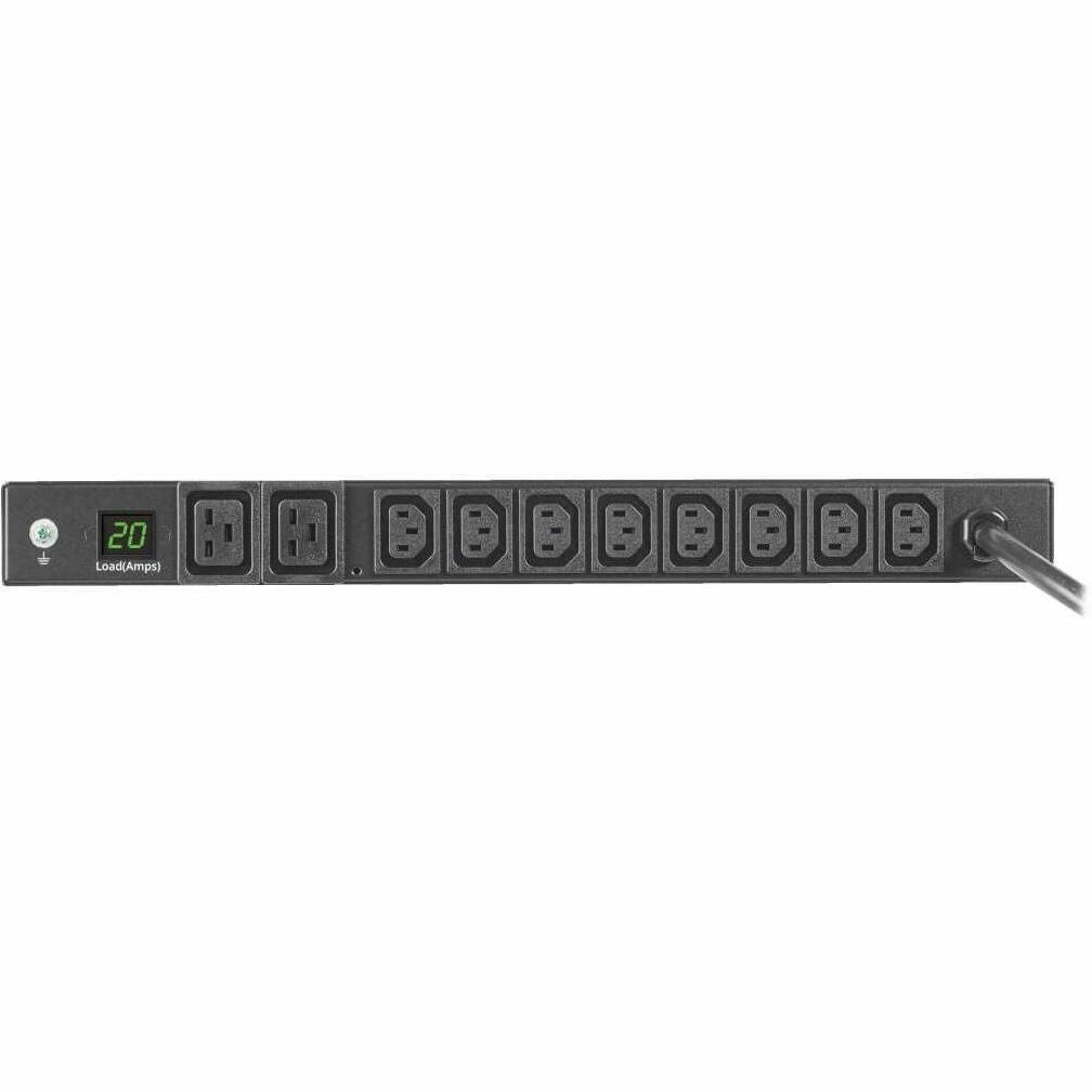 Tripp Lite PDU Metered 8 C13 2 C19 3.2/3.8kW 208/240V L6-20P 6ft Cord 1URM - Metered - NEMA L6-20P - 8 x IEC 60320 C13, 2 x IEC 60320 C19 - 230 V AC - 1U - Horizontal/Vertical - Wall-mountable, Rack-m... - PDUMH20HVL66