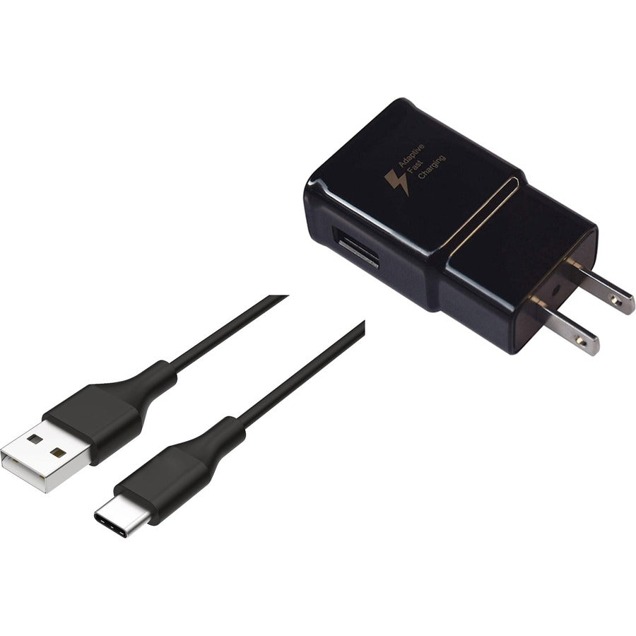 4XEM Samsung USB-C 3FT Charger Kit (Black) - Black - 4XSAMKITUSBCB3