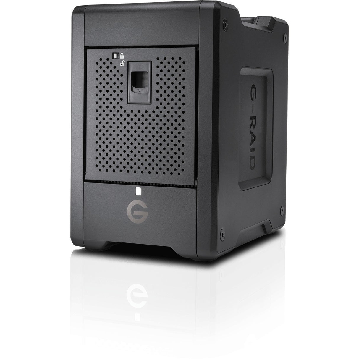 SanDisk Professional G-RAID SHUTTLE 4 48TB - 4 x HDD Supported - 72 TB Supported HDD Capacity - 4 x HDD Installed - 48 TB Installed HDD Capacity - 4 x Total Bays - Desktop - SDPH34H-048T-NBAAB