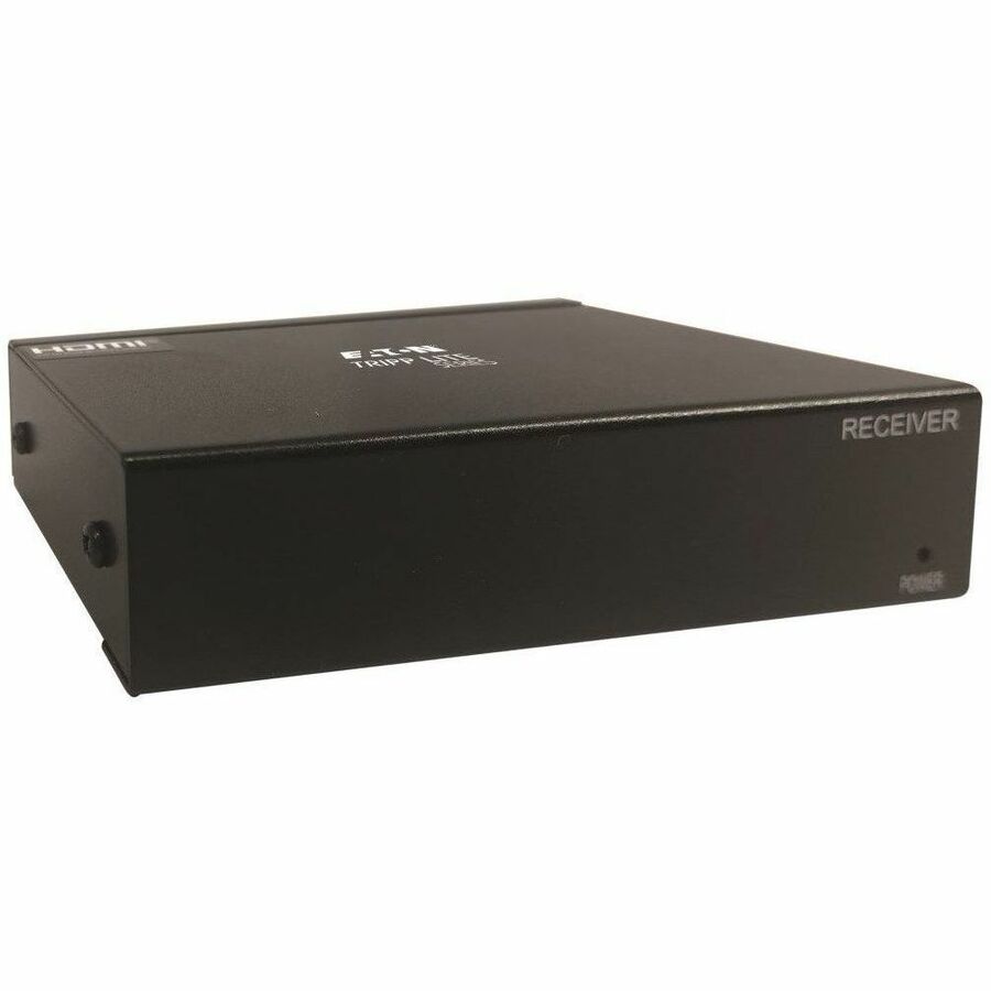 Tripp Lite HDMI Over Cat6 Receiver for Medical Applications 4K60Hz PoC TAA - 1 Output Device - 230 ft Range - 1 x Network (RJ-45) - 1 x HDMI Out - 4K UHD - 3840 x 2160 - Twisted Pair - Category 6 - Ra... - B127M-100-H