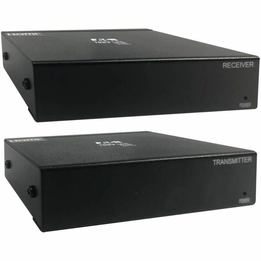 Tripp Lite HDMI Over Cat6 Extender Kit for Medical Applications 4K60Hz PoC - 1 Input Device - 1 Output Device - 230 ft Range - 2 x Network (RJ-45) - 1 x HDMI In - 1 x HDMI Out - 4K UHD - 3840 x 2160 -... - B127M-101-H