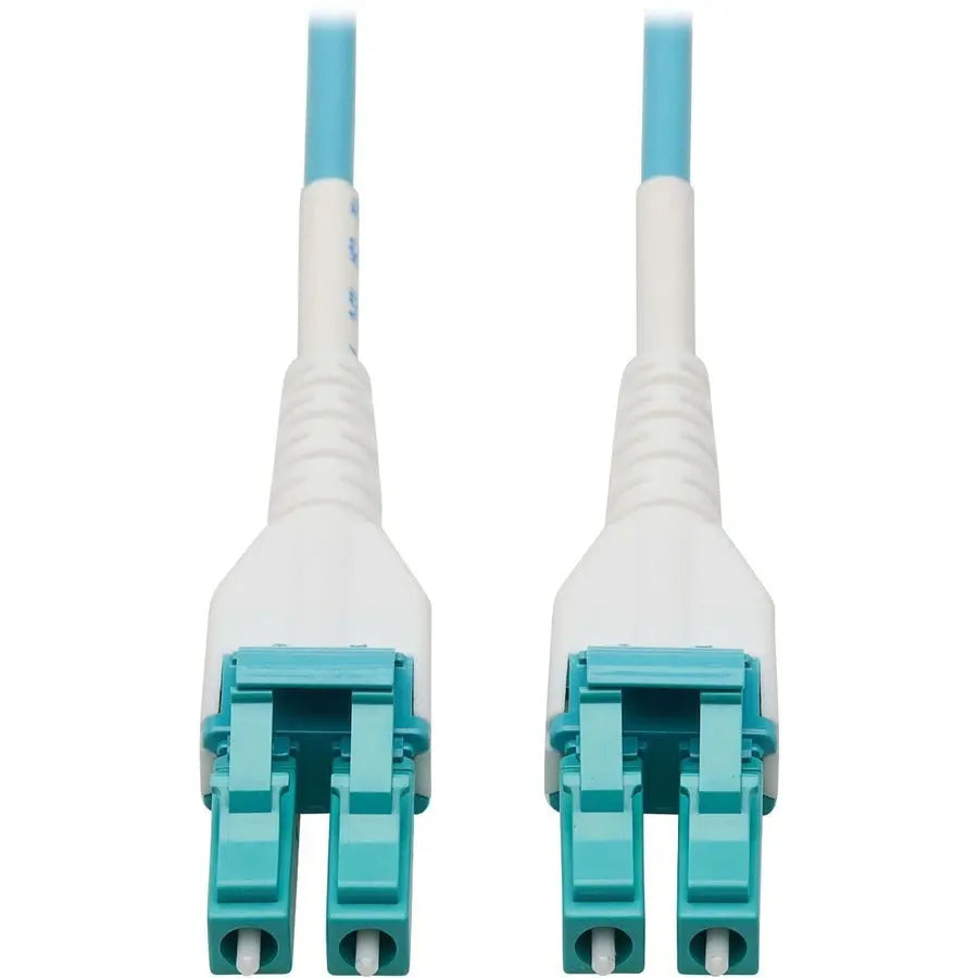 Tripp Lite Fiber Cable 100G MMF Duplex 50/125 OM4 LC/LC Armored Aqua 100M - 328.08 ft Fiber Optic Network Cable for Network Device, Patch Panel, Switch - First End: 2 x LC Male Network - Second End: 2... - N821-100M-AQ-AR - eCommerce Business Prime