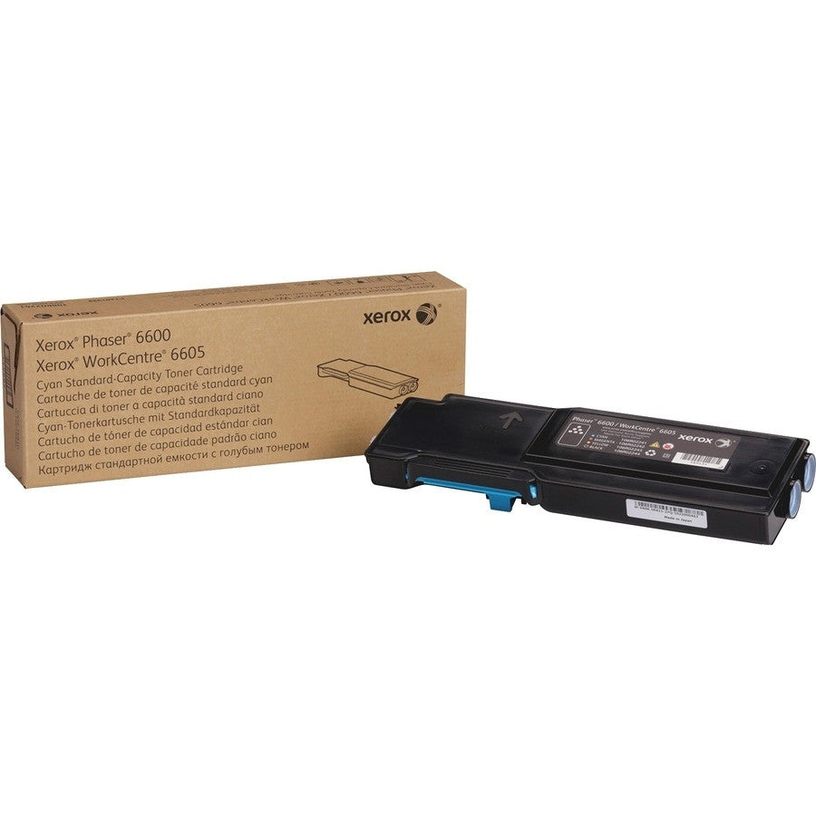 Xerox Phaser 6600/WorkCentre 6605 Standard Capacity Cyan Toner Cartridge 106R02241 Xerox