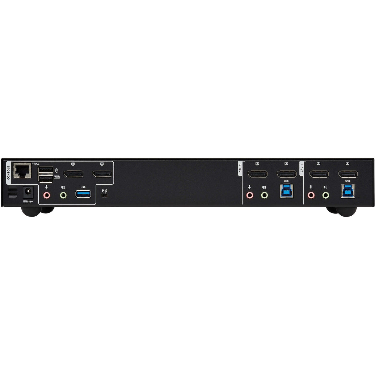Tripp Lite DisplayPort KVM Switch Dual-Display 2-Port 4K60Hz USB 3.2 Gen 1 - 2 Computer(s) - 1 Local User(s) - 4096 x 2160 - 50 Hz, 60 Hz - 1 x Network (RJ-45) - 6 x USB - Desktop, Rack-mountable - 6 ... - B006-DP2UA2