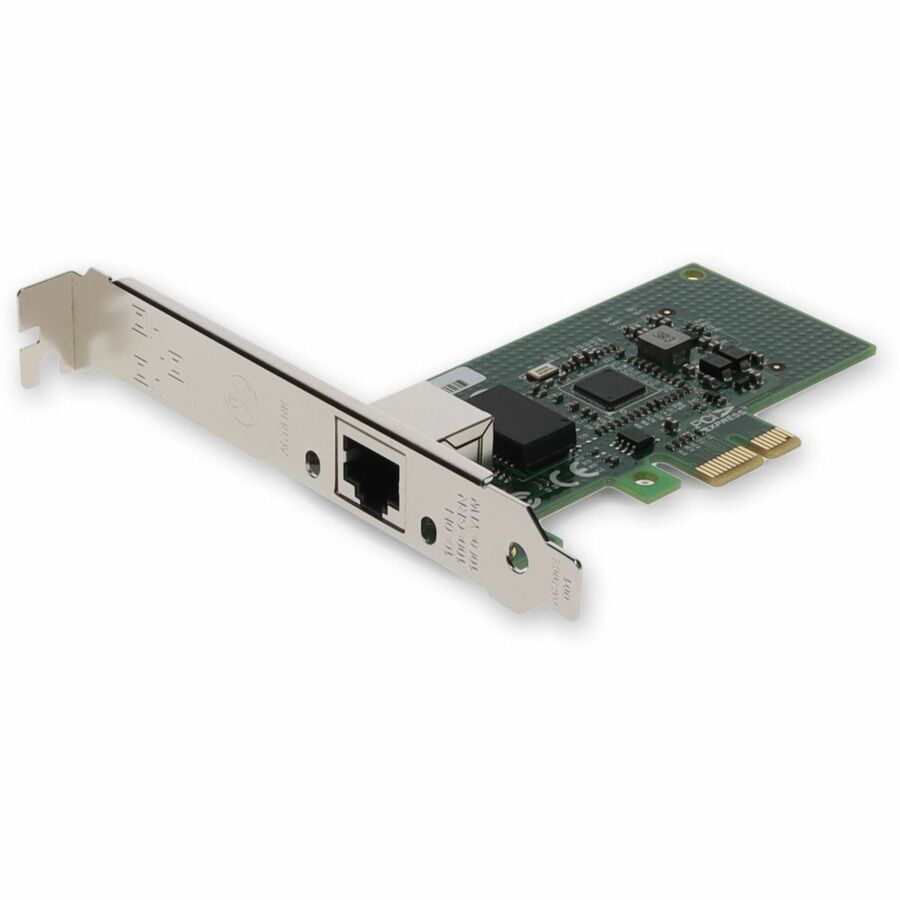 AddOn 10/100/1000Mbs Single RJ-45 Port 100m PCIe 2.0 x1 Network Interface Card - INDUSTRY STD 10/100/1000MBS 1X RJ-45 NETWORK INTERFACE CARD - ADD-PCIE-1RJ45-2P1