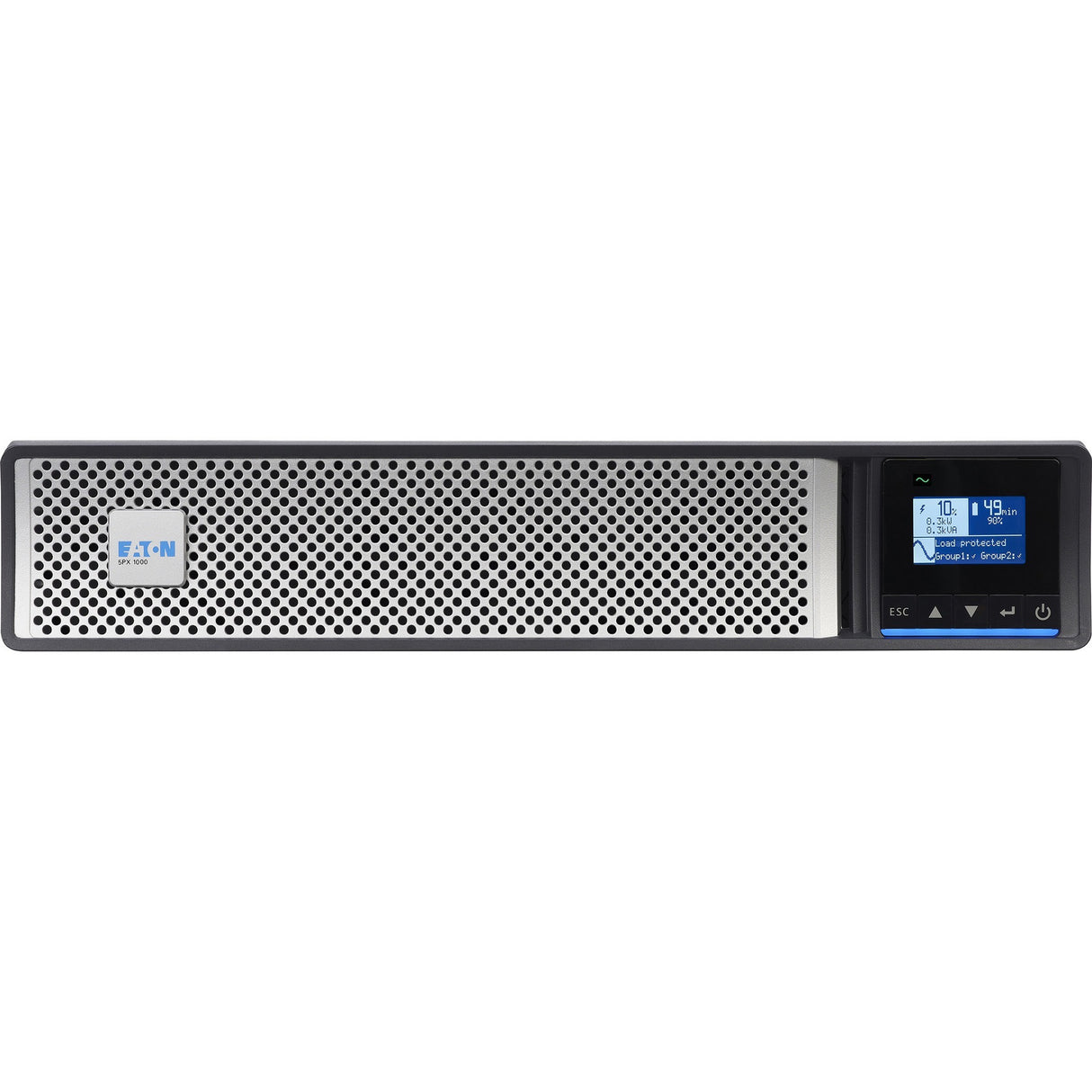 Eaton 5PX G2 UPS 1000VA 1000W 120V Network Card Included 2U Rack/Tower UPS - 2U Rack-mountable - 6 Minute Stand-by - 120 V AC Input - 8 x NEMA 5-15R - 5PX1000RTNG2