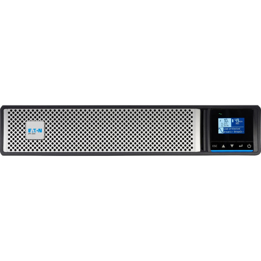 Eaton 5PX G2 UPS 1950VA 1950W 120V Network Card Included 2U Rack/Tower UPS - 2U Rack-mountable - 6 Minute Stand-by - 120 V AC Input - 6 x NEMA 5-15R - 5PX2000RTNG2