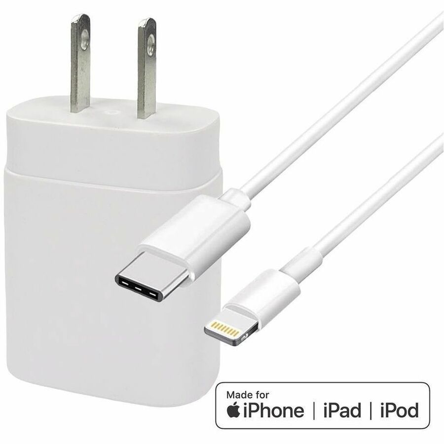 4XEM 6FT 8-pin Charging Kit for iPad - White - 4XIPADKITC6