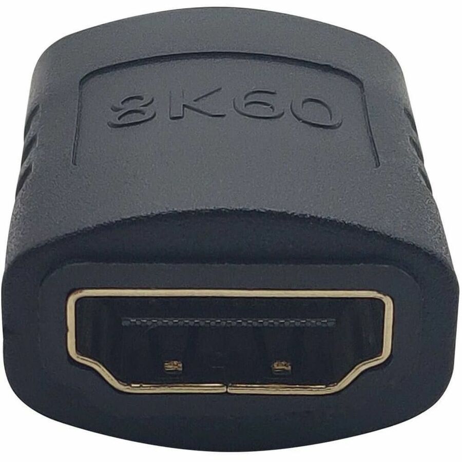 Tripp Lite HDMI Coupler UHD 8K 60Hz 4:4:4 High Dynamic Range F/F Black - 7680 x 4320 Supported - Gold Connector - Gold Contact - Black - TAA Compliant - P164-000-8K6