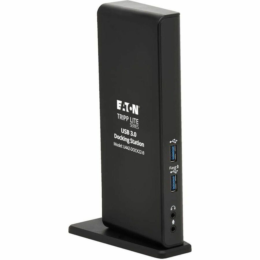 Tripp Lite USB-A / USB-C Dual Display Docking Station - 1080p 60 Hz HDMI, USB 3.2 Gen 1, USB-A Hub, GbE - for Notebook/Tablet/Smartphone - USB Type C, USB Type-A - 2 Displays Supported - 2560 x 1440, - U442-DOCK22-B