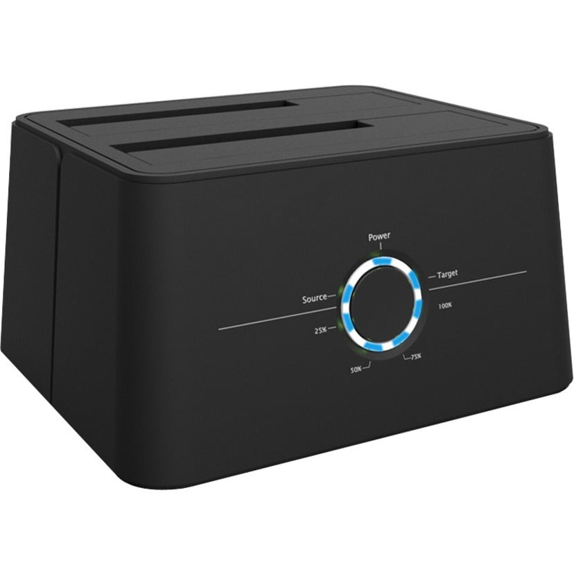 4XEM Drive Dock SATA/600 - USB 3.0 Type B Host Interface External - Black - 2 x HDD Supported - 2 x SSD Supported - 2 x Total Bay - 2 x 2.5"/3.5" Bay - Plastic