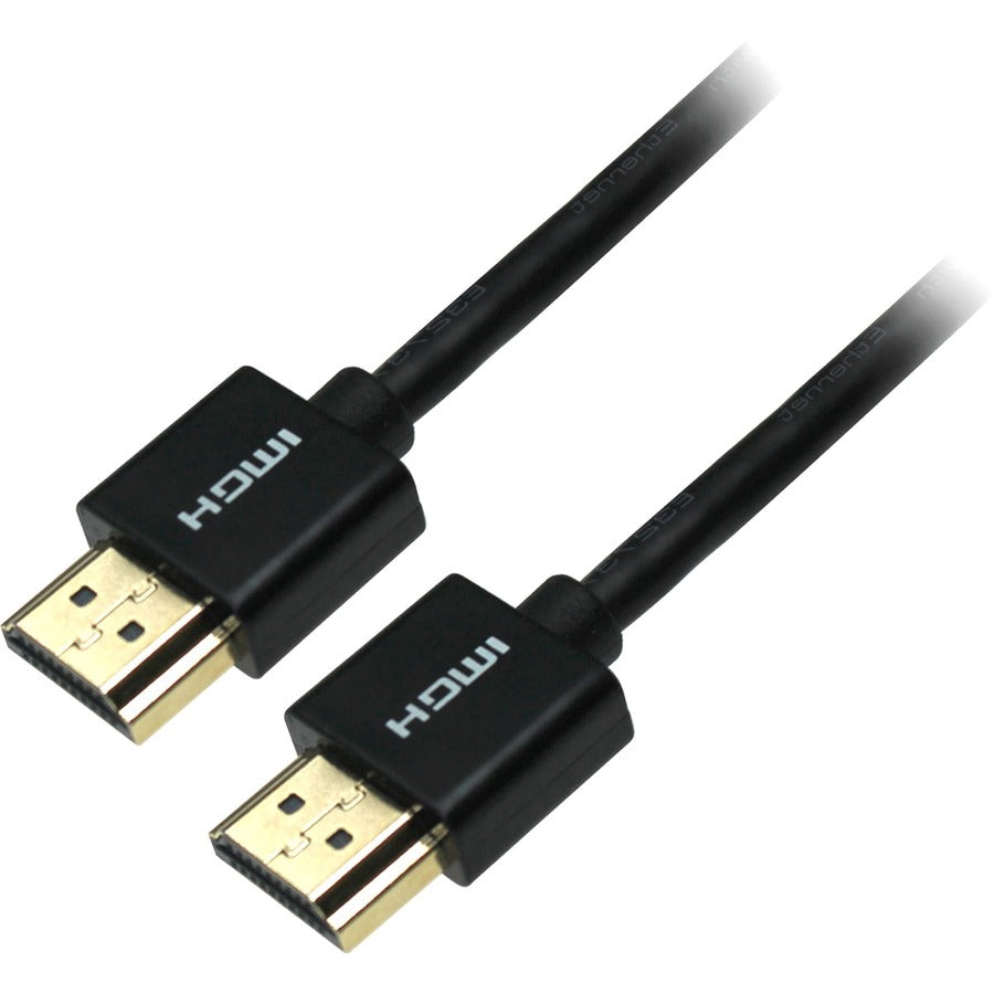 4XEM 10FT Ultra Slim 4K HDMI Cable - 10 ft HDMI A/V Cable for Audio/Video Device, PC, Monitor, TV, Gaming Console, TV Box, Computer - First End: 1 x HDMI 2.0 Digital Audio/Video - Male - Second End: 1 - 4XSLIMHDMI10