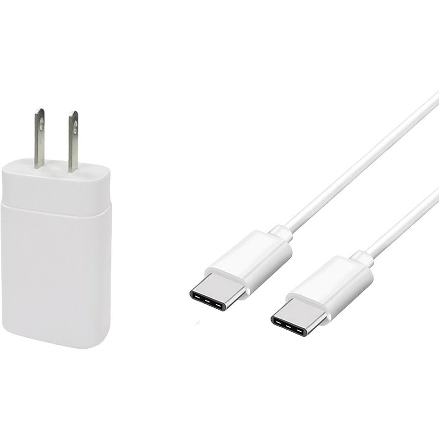 4XEM 10FT Charging Kit for iPad Pro - White 20W USB-C Wall-mounted charger with 10FT/3M USB-C to USB-C Cable M/M USB 3.1 Gen 2 10Gbps for iPad Pro