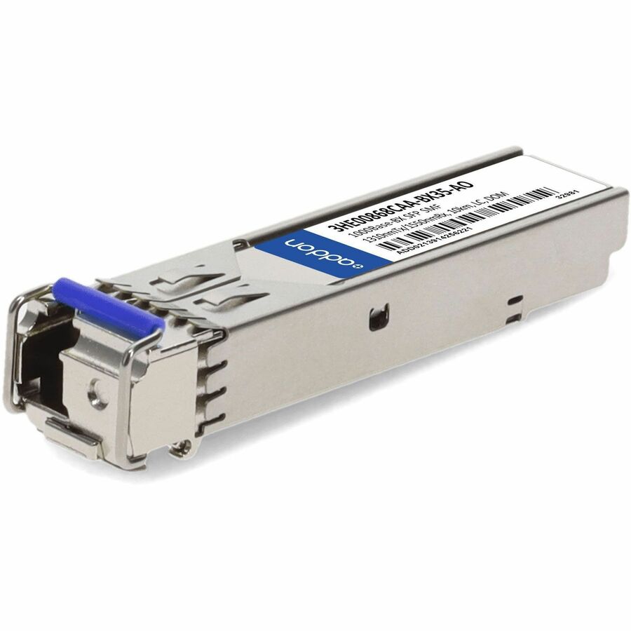 AddOn Alcatel-Lucent Nokia SFP (mini-GBIC) Module - For Optical Network, Data Networking - 1 x LC Simplex 1000Base-BX Network - Optical Fiber - Single-mode - Gigabit Ethernet - 1000Base-BX, Fiber Chan... - 3HE00868CAA-BX35-AO