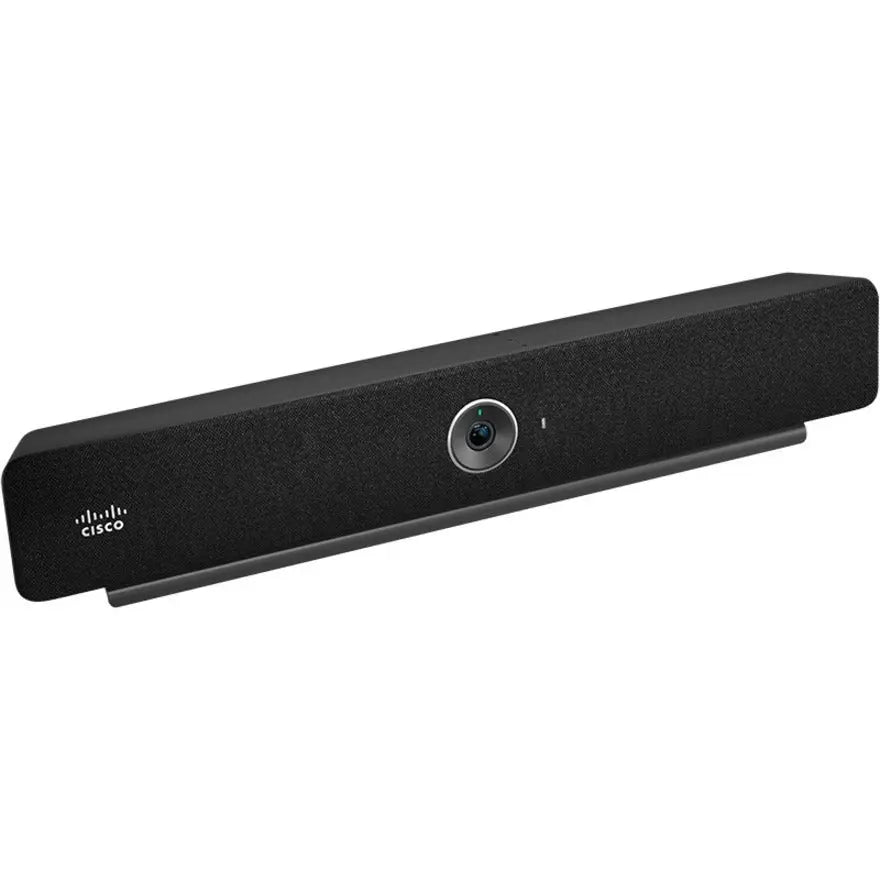 Cisco Webex Room Bar (Carbon Color) with table-stand Room Navigator - CMOS - 3840 x 2160 Video (Content) - H.460.18/19, H.264, H.323, SIP - Point-to-Point - 4K UHD - 60 fps - H.263, H.239 - G.711, G.7... - CS-BAR-T-C-K9 CISCO