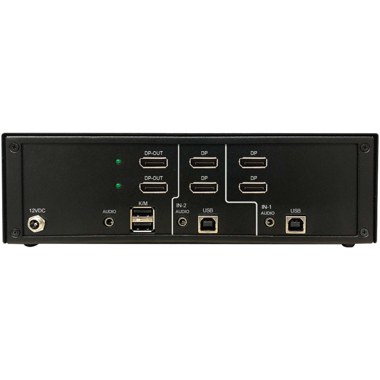 Tripp Lite Secure KVM Switch, 2-Port, Dual Head, DisplayPort to DisplayPort, 4K, NIAP PP4.0, Audio, TAA - 2 Computer(s) - 1 Local User(s) - 3840 x 2160 - 50 Hz, 60 Hz - 4 x USB - 6 x DisplayPort - TAA Compliant