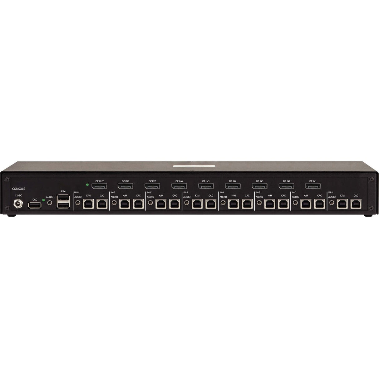 Tripp Lite B002-DP1AC8-N4 8-Port NIAP PP4.0-Certified DisplayPort KVM Switch - 8 Computer(s) - 1 Local User(s) - 3840 x 2160 - 50 Hz, 60 Hz - 19 x USB - Yes - 9 x DisplayPort - TAA Compliant