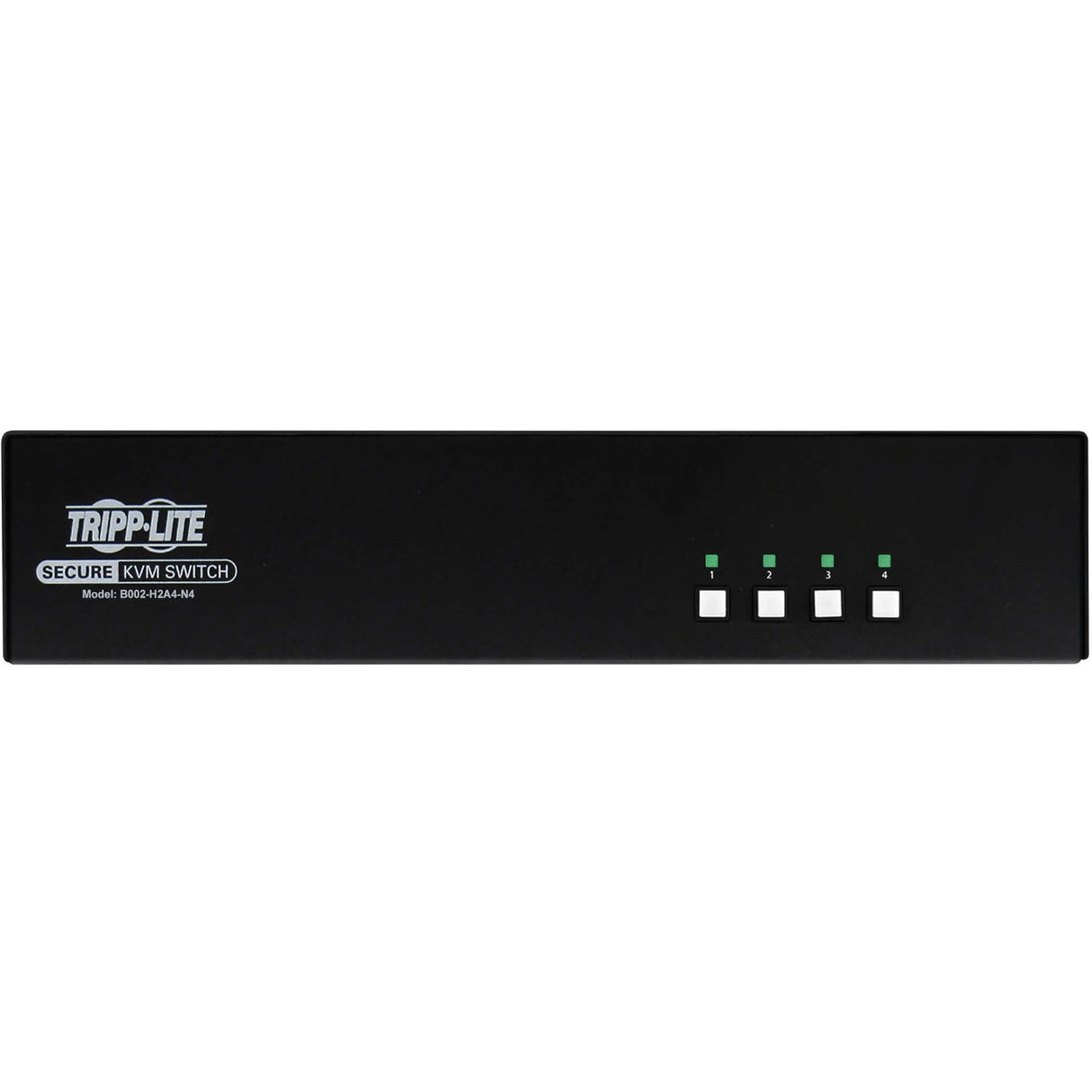 Tripp Lite B002-H2A4-N4 4-Port Dual-Monitor NIAP PP4.0-Certified HDMI KVM Switch - 4 Computer(s) - 1 Local User(s) - 3840 x 2160 - 50 Hz, 60 Hz - 6 x USB - 10 x HDMI - TAA Compliant