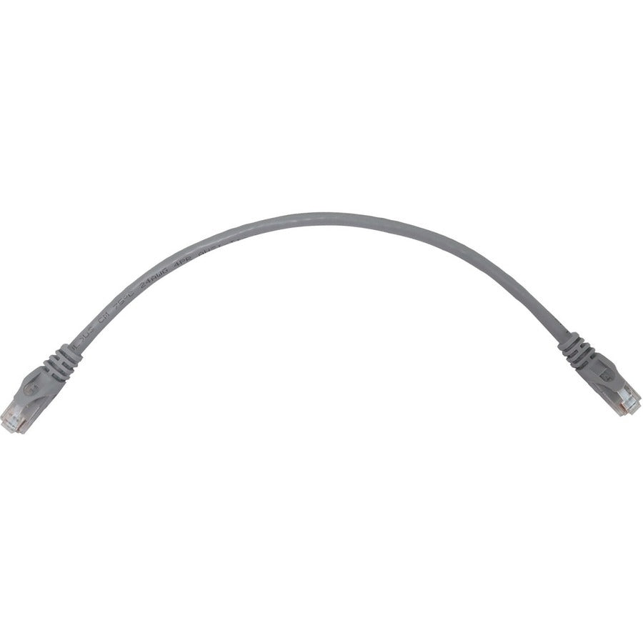 Tripp Lite N261-001-GY Cat.6a UTP Network Cable - 1 ft Category 6a Network Cable for Network Device, Switch, Patch Panel, Server, Router, Hub, Printer, Computer, Photocopier, Modem, Security Camera, . - N261-001-GY
