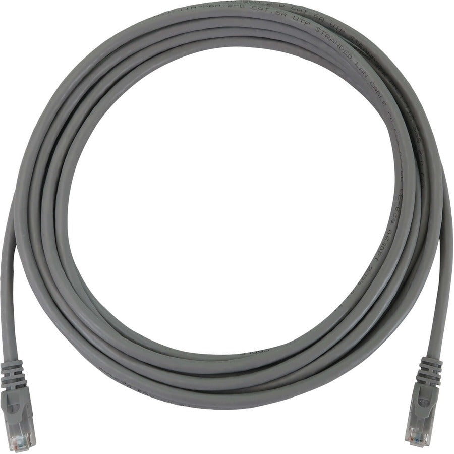 Tripp Lite N261-015-GY Cat.6a UTP Network Cable - 15 ft Category 6a Network Cable for Network Device, Switch, Patch Panel, Server, Router, Hub, Printer, Computer, Photocopier, Modem, Security Device, - N261-015-GY