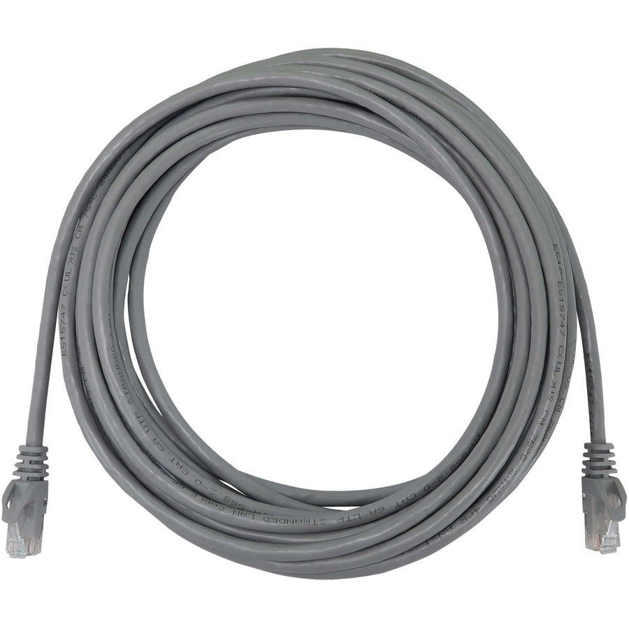 Tripp Lite N261-025-GY Cat.6a UTP Network Cable - 25 ft Category 6a Network Cable for Network Device, Switch, Patch Panel, Server, Router, Hub, Printer, Computer, Photocopier, Modem, Security Device, - N261-025-GY