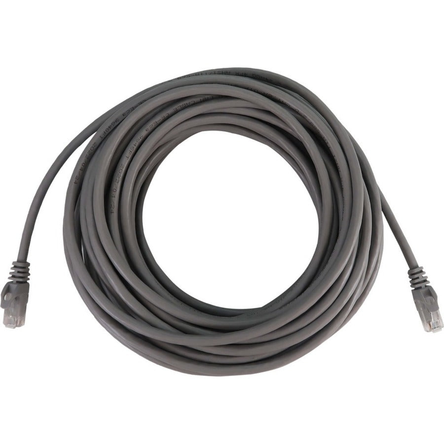 Tripp Lite N261-100-GY Cat.6a UTP Network Cable - 100 ft Category 6a Network Cable for Network Device, Switch, Patch Panel, Server, Router, Hub, Printer, Computer, Photocopier, Modem, Security Camera, - N261-100-GY