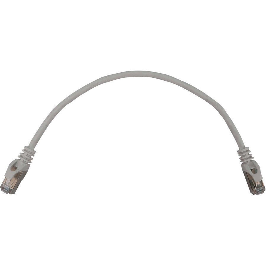 Tripp Lite N262-S01-WH Cat6a STP Patch Network Cable - 1 ft Category 6a Network Cable for Network Device, Server, Switch, Router, Hub, Printer, Computer, Photocopier, Modem, PoE Device, Patch Panel, . - N262-S01-WH