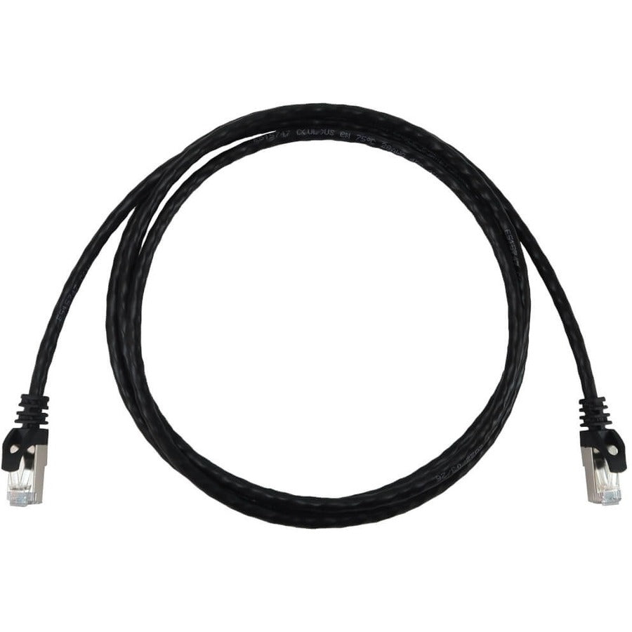 Tripp Lite N262-S05-BK Cat6a STP Patch Network Cable - 5 ft Category 6a Network Cable for Network Device, Server, Switch, Router, Hub, Printer, Computer, Photocopier, Modem, PoE Device, Patch Panel, . - N262-S05-BK