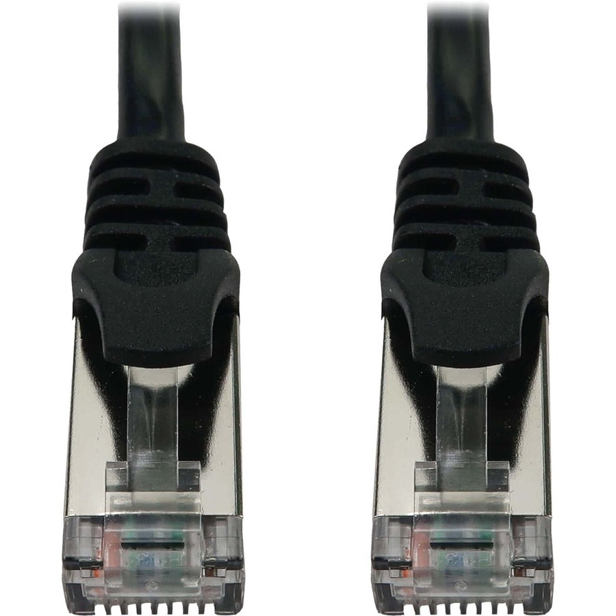 Tripp Lite N262-S07-BK Cat6a STP Patch Network Cable - 7 ft Category 6a Network Cable for Network Device, Server, Switch, Router, Hub, Printer, Computer, Photocopier, Modem, PoE Device, Patch Panel, . - N262-S07-BK