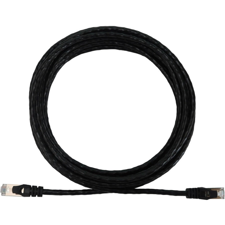 Tripp Lite N262-S10-BK Cat6a STP Patch Network Cable - 10 ft Category 6a Network Cable for Network Device, Server, Switch, Router, Hub, Printer, Computer, Photocopier, Modem, PoE Device, Patch Panel, - N262-S10-BK